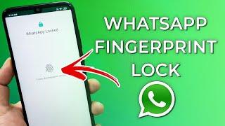 WhatsApp Me Fingerprint Lock Kaise Lagaye || How To Enable Fingerprint lock In Whatsapp kk search