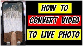 How to Convert Your Videos to Live Photos on your iPhone 2021 #livephotos