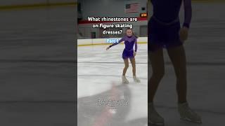 What type of rhinestones are used on figure skating dresses?️#shorts #figureskating #shortsvideo
