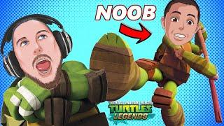 Teaching a NOOB to Play Teenage Mutant Ninja Turtles Legends!