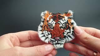 tiger brooch / брошь тигр