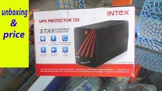 Intex UPS Protector 725 unboxing and price (new).