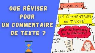 COMMENTAIRE DE TEXTE AU BAC FRANÇAIS 2025 : Que réviser pour réussir ?!