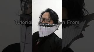 Tutorial / Diy Mask Okarun from Dandadan #dandadan #okarun #cosplay #dandadananime