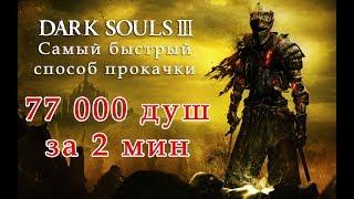 Самый быстрый способ прокачки 77 000 душ за 2 мин. Фарм душ | DARK SOULS III