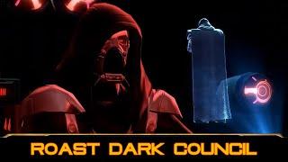 Sith Warrior roasts Dark Council (SWTOR)