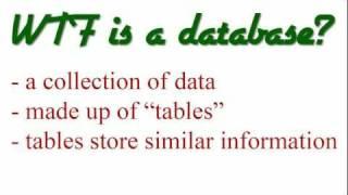 MySQL Database Tutorial - 1 - Introduction to Databases