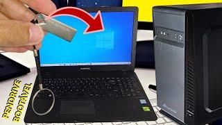 COMO INSTALAR WINDOWS 10/11 - CRIANDO PENDRIVE BOOTÁVEL com ferramenta MICROSOFT e Preparar Boot