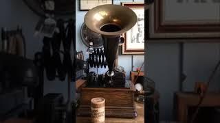 Clifton Hicks "Marching Through Georgia" Wax Cylinder Phonograph