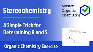 Stereochemistry - A Simple Trick for Determining R and S