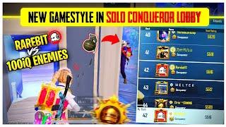 New Gamestyle in Solo Conqueror Lobby | C3S7 Solo Conqueror Gameplay | Solo Rankpush Gameplay BGMI