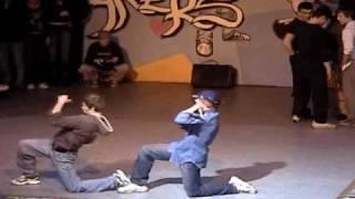 Allmost crew (Moscow) on breakdance festival OPEN4 (2004) in Moscow /russia