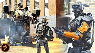 Robot Fight Scene | CHAPPIE | Dev Patel, Hugh Jackman