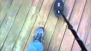 Minelab X-terra 705 Gold pack metal detector separation/recovery speed test in nails