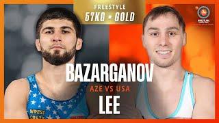 Islam BAZARGANOV (AZE) vs. Spencer LEE (USA) | RANKING SERIES 2025 | Gold Medal | FS 57Kg