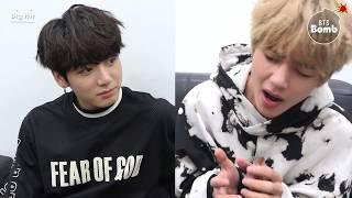 [BANGTAN BOMB] V&Jungkook Singing at standby time - BTS (방탄소년단)