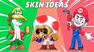 Brawl Stars Skin Ideas | Doug, Cordelius & More