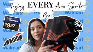 Trying EVERY Avia Sports Bra!Walmart Activewear Review!Can these work for a 36D?Is it worth it?