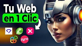 Las 5 Mejores Webs para crear tu WEB EN 1 CLIC con INTELIGENCIA ARTIFICIAL