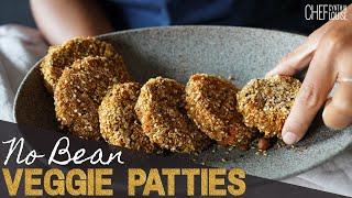 Easiest No Bean Plant-based Veggie Patties | Wholefood and Gluten-Free Recipe