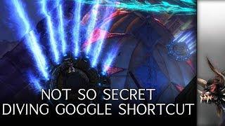 Not so Secret Diving Goggle Shortcut