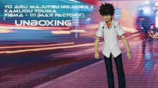 Unboxing Kamijou Touma Figma figure [Solaris Japan Pre Owned]