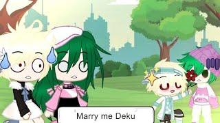 Marry me Deku || Lil BakuDeku AU  || meme || Original? || READ DESC || ꧁•I̶z̶u̶g̶o̶u̶•꧂