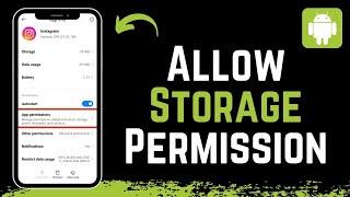 How to Allow Storage Permission Android