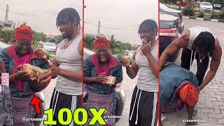 WOMAN RECEIVES 100K REWARD AFTER SHE COLLECTED ROSES  FROM TEASER PRANK - EMOTIONAL MOMENTS