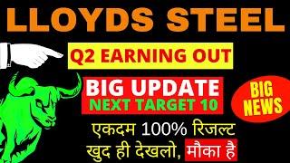 LLOYDS STEEL STOCK LATEST NEWS - LLOYDS STEELS Q2 RESULTS - LLOYDS STEEL NEWS #VRSTOCK #TARGET