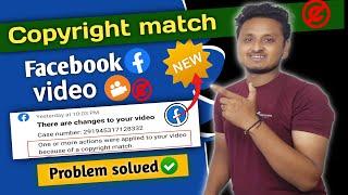 Facebook copyright claim kaise hataye / Your video is partially muted / Facebook copyright prblm