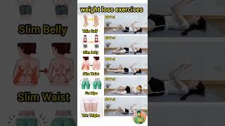 weight loss exercises at home#yoga #weightloss #fitnessroutine #short