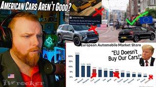 American Reacts to Why Do American Cars Fail in Europe?