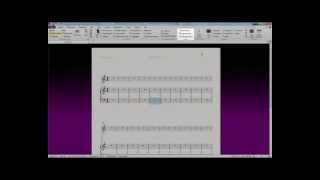 09 Видеокурс Sibelius 7. Урок №9. Нотные станы и такты