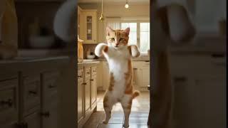 Meow-tion detected!  #cute #catlovers #catdance #ai
