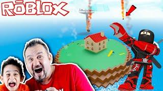 ROBLOX METEOR YAĞMURU! (natural disaster) NINJA OLDUK (ninja masters) | ROBLOX OYNUYORUZ