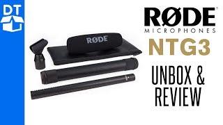 Rode NTG3 Unboxing & Review - Rode Shotgun Mic Demonstration (2019)