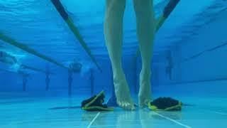 Empty lungs + underwater push-ups