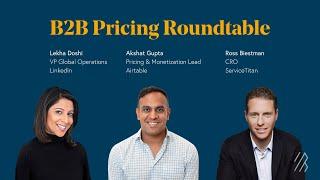 The B2B Pricing Roundtable