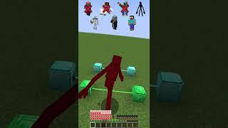 Laser Hits vs Mutant Mobs Challenge #meme #shorts #minecraft