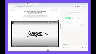 How to embed a YouTube video on your website using Wegic