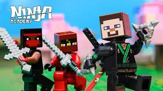 I Going To NINJA ACADEMY To Become A Ninja Warrior | Lego Minecraft Animation