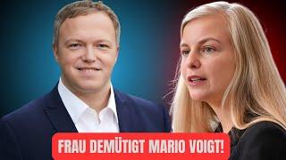 Frau Demütigt Mario Voigt. Wiebke Muhsal