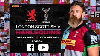 Live Rugby - London Scottish v Harlequins, pre-season friendly
