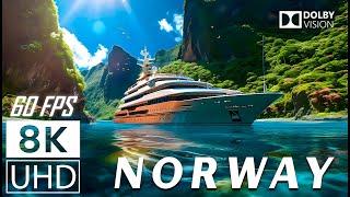 NORWAY - Scenic Relaxation Film With Inspiring Cinematic Music - 8K (60fps) Video HD