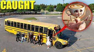 I SNUCK ONTO BALLERINA CAPPUCCINA'S SCHOOL BUS IN REAL LIFE! (ITALIAN BRAINROT)