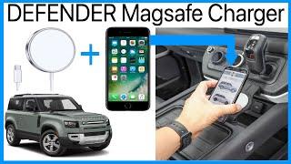 New Land Rover Defender L663 Centre Console IPhone Magsafe Charger Mount Demo & Install