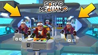  ИНСПЕКТОР ДЕЛАЕТ ТЕХОСМОТР КОРАБЛЯ  МУЛЬТИК в СКРАП МЕХАНИК  Scrap Mechanic 