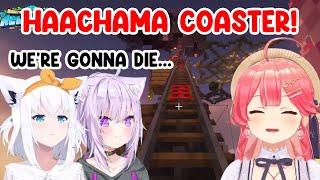 Miko Fubuki and Okayu Try the Haachama Coaster