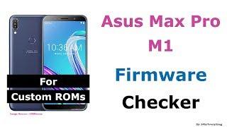 Asus Zenfone Max Pro M1 | How to Check Installed Firmware Version on any Custom ROM